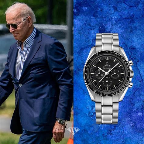 biden omega speedmaster|Biden wearing an omega.